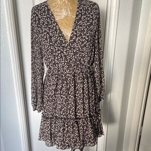 Alice Blue Black and White Ruffled Tiered Sundress